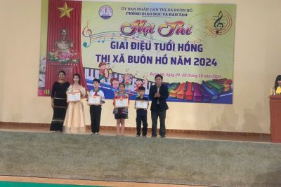 TRƯỜNG TH LÊ QUÝ ĐÔN THAM GIA HỘI THI “GIAI ĐIỆU TUỔI HỒNG” THỊ XÃ BUÔN HỒ NĂM 2024