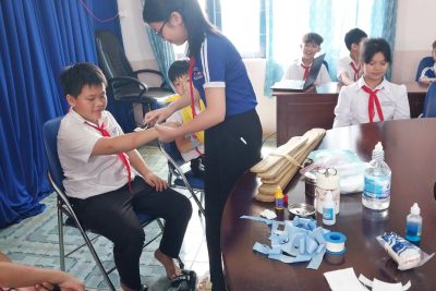 Hướng dẫn kỹ năng phòng chống tai nạn đuối nước và tai nạn thương tích cho học sinh trường TH Lê Quý Đôn